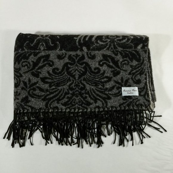 Aurora Paci Italia 100% Lana Wool Very Large Scarf - Picture 2 of 8